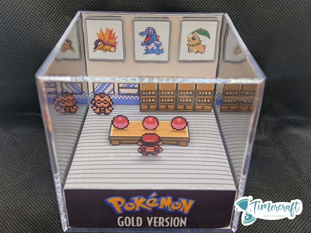 pokemon gold cube diorama